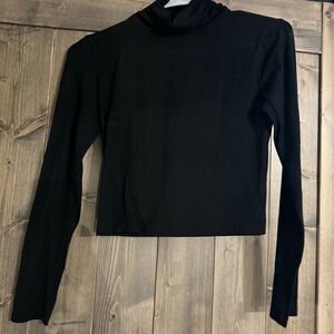 Ambiance Black Long Sleeve Bodysuit